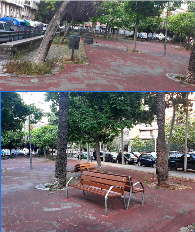 Obras de mejora en los Jardins de Joan Altisent