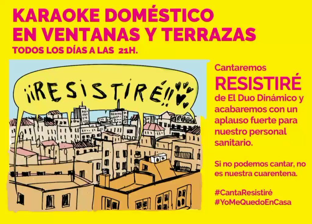 Karaoke domèstic en finestres i terrasses