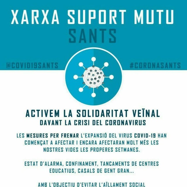 Grup de suport d'Av. Madrid - Plaça del centre