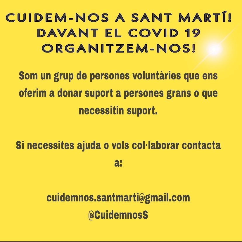 Cuidem-nos Sant Martí