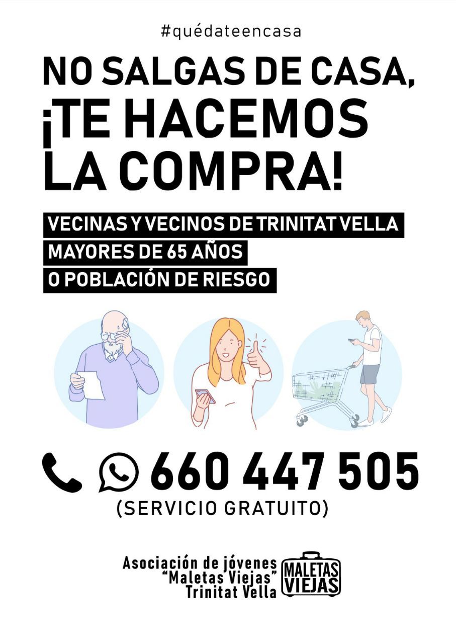 Encàrrecs de compra per persones vulnerables a la Trinitat Vella