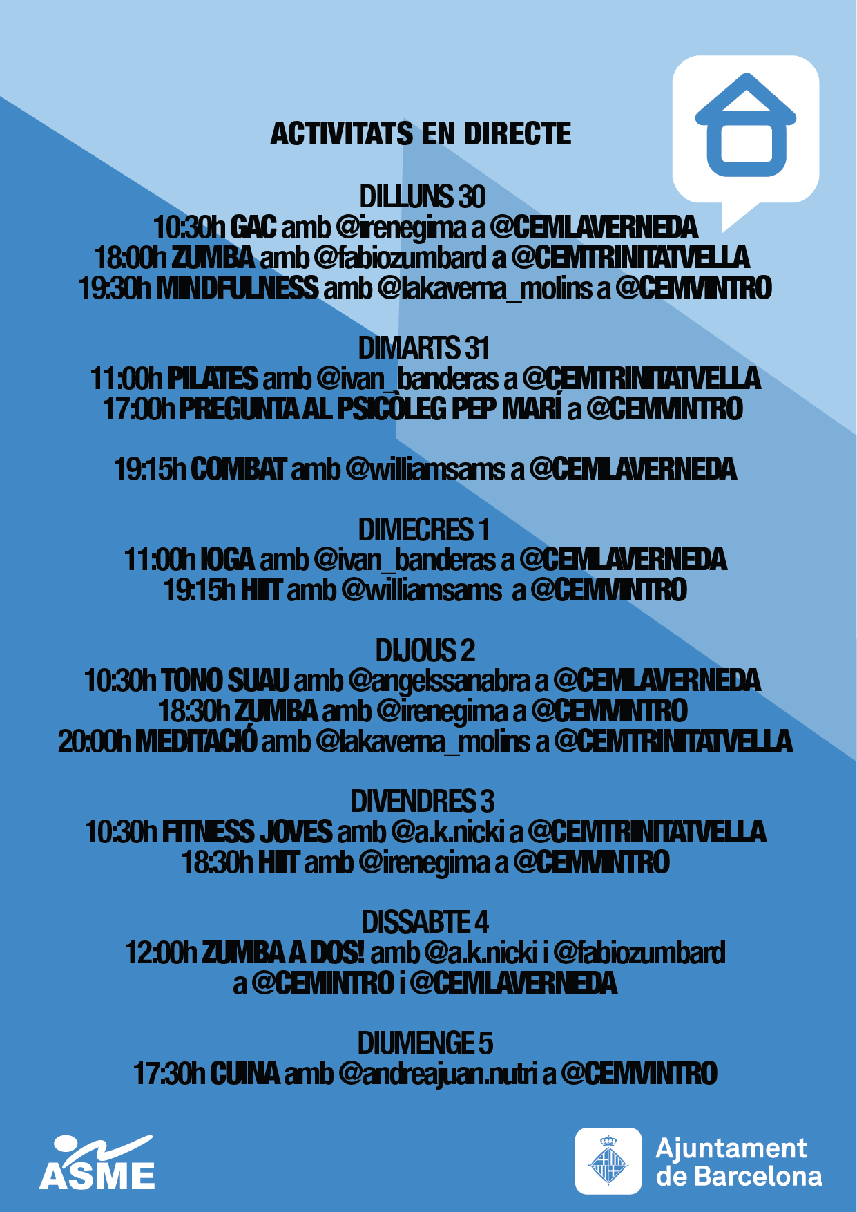 Continua amb una vida activa i saludable amb ASME