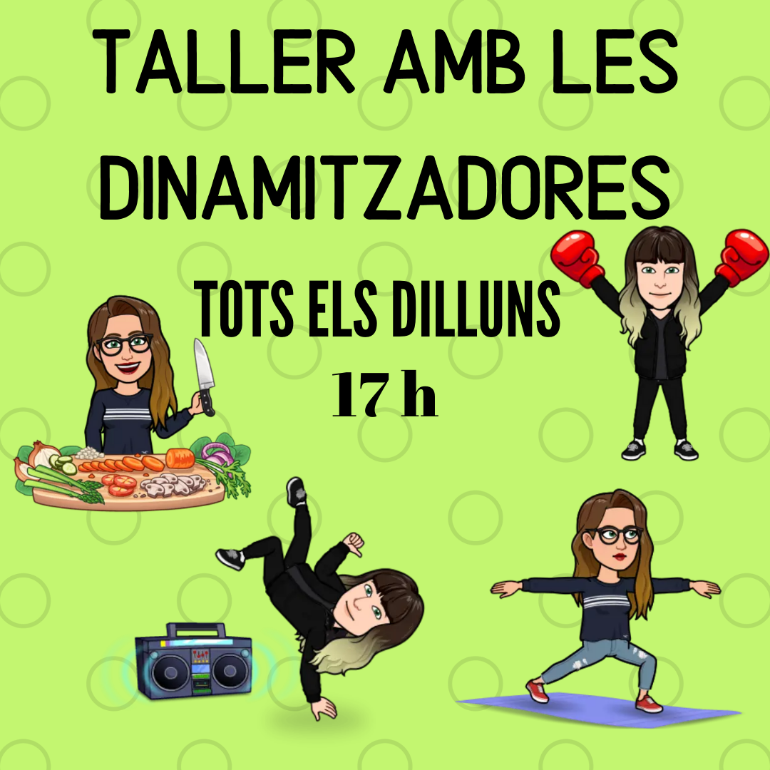 Tots els dilluns amb les dinamitzadores de l'Intercanviador Jove!
