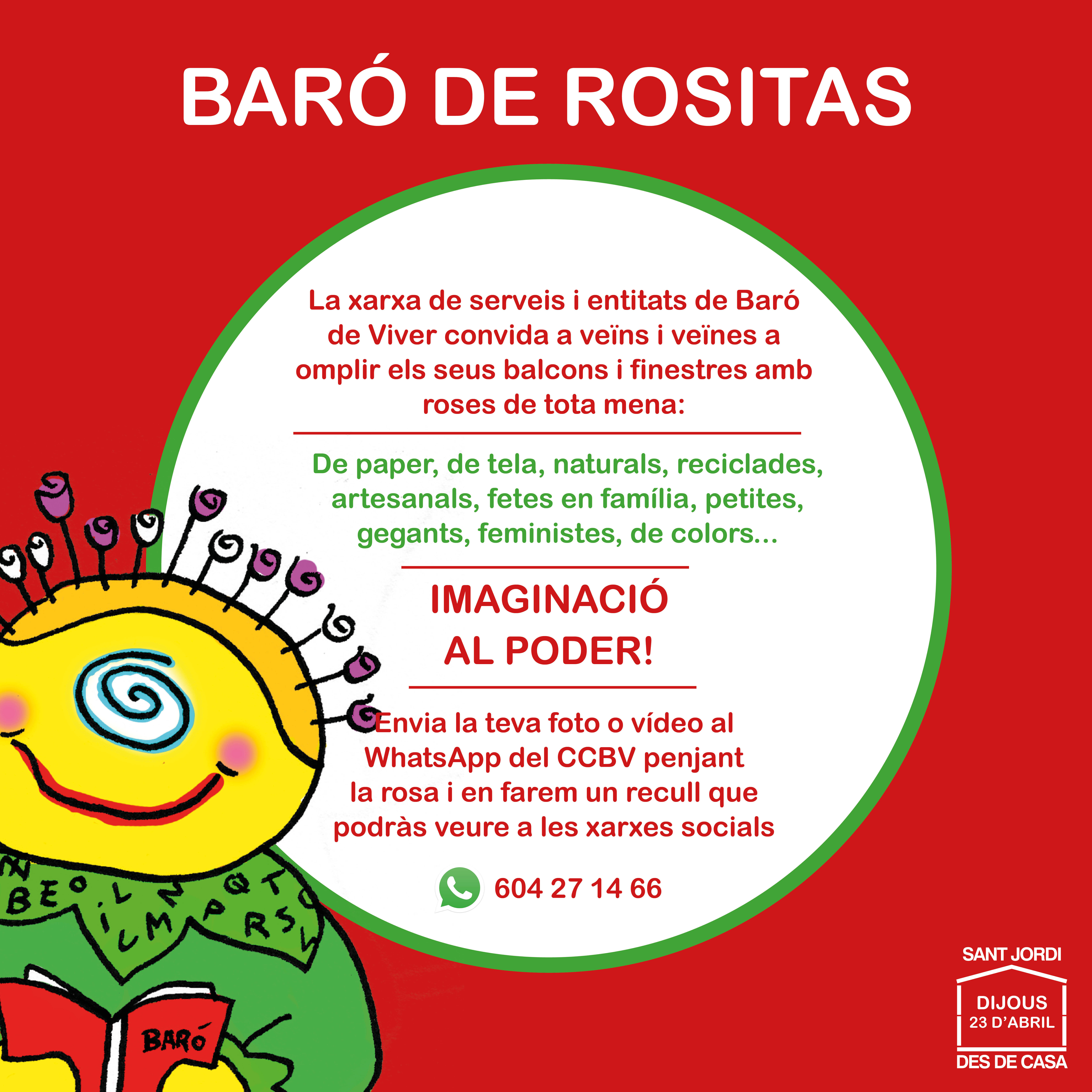 Baró de Rositas. Sant Jordi #Desdecasa